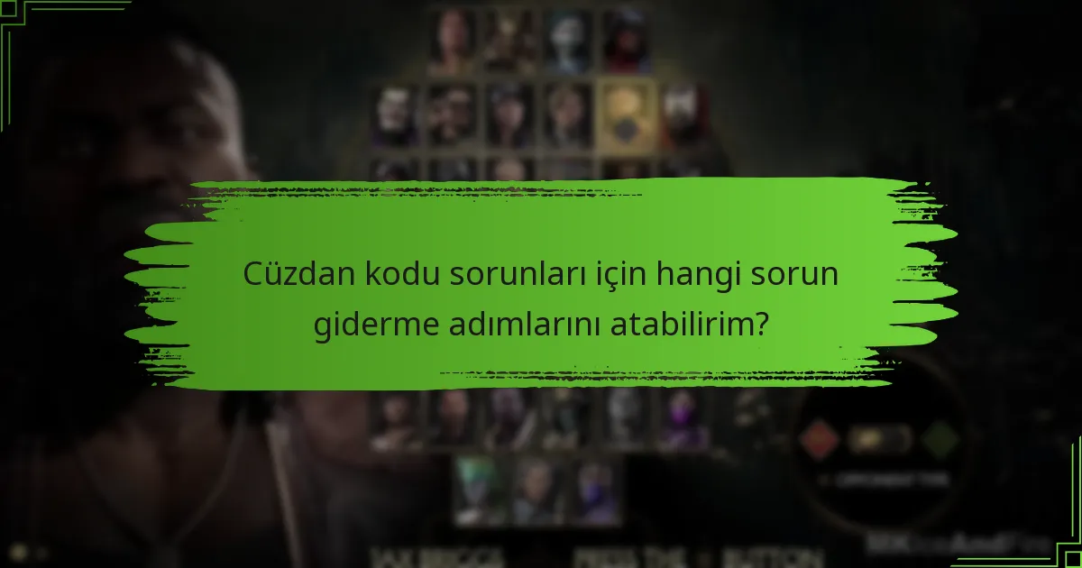 Mortal Kombat 11’de bir cüzdan kodunu nasıl kullanabilirim?