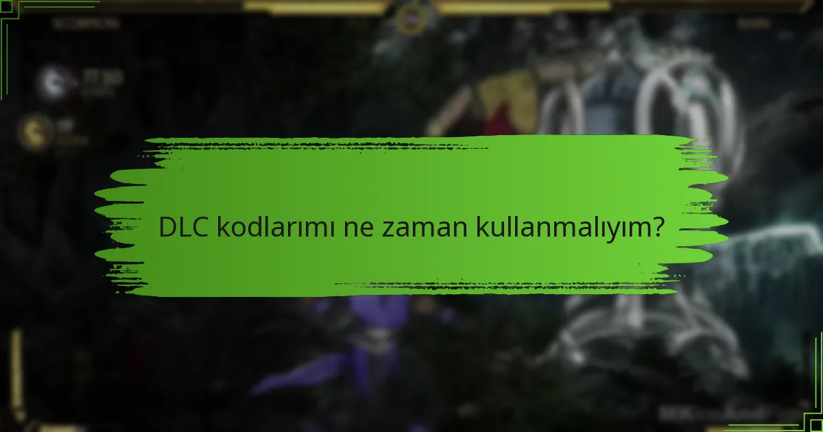 Mortal Kombat 11 için hangi DLC kodları mevcuttur?