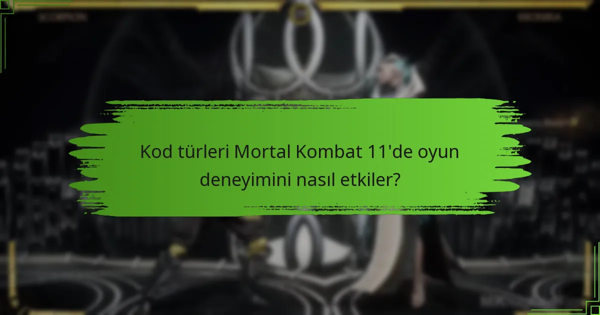 Mortal Kombat 11 için kodları nasıl kullanabilirim?