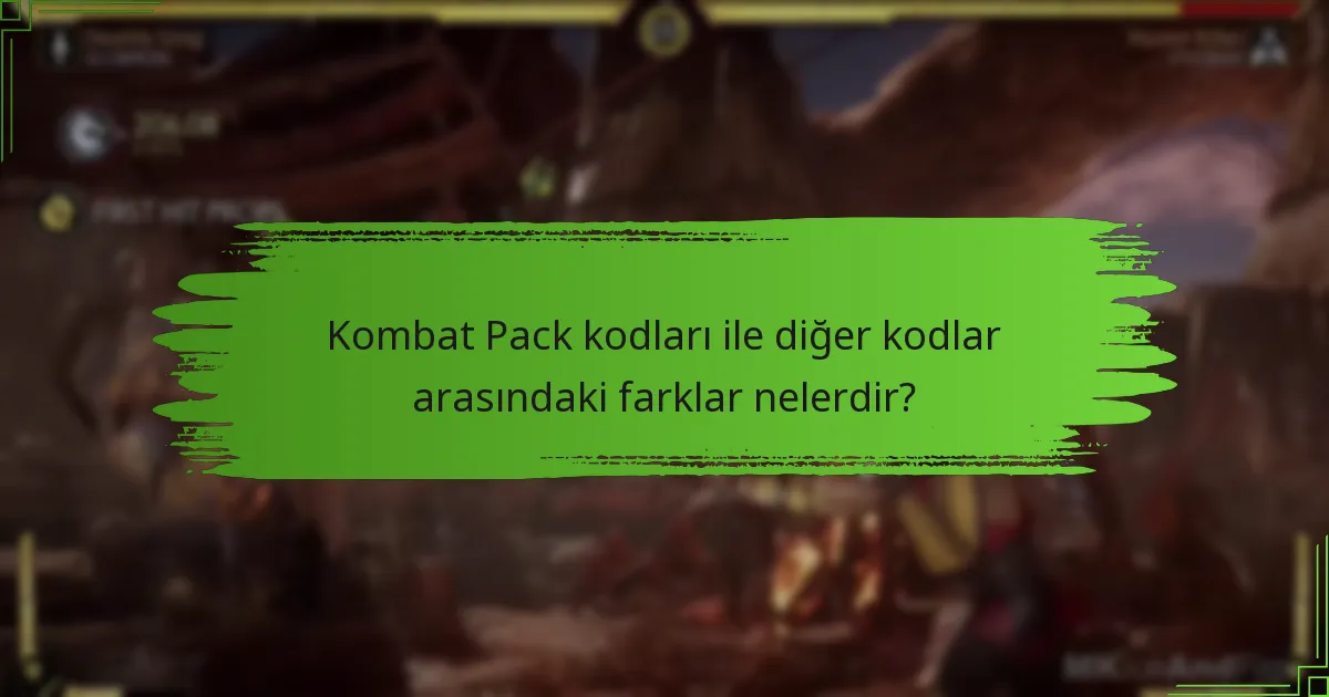 Mortal Kombat 11 Kombat Pack kullanım kodları nasıl kullanılır?