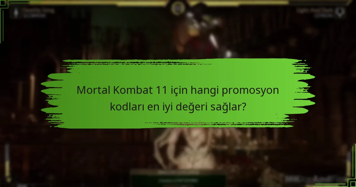 Mortal Kombat 11 için promosyon kodlarını nasıl kullanabilirim?