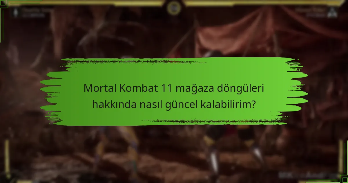 Mağaza döngüleri için bildirimleri nasıl ayarlayabilirim?
