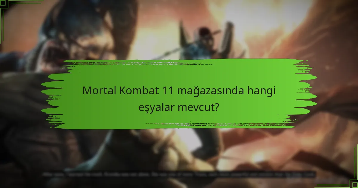 Oyuncular Mortal Kombat 11’de oyun içi para birimini nasıl kazanabilir?